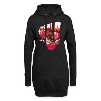 FPV Racing und Freestyle - Hoodie-Kleid - Schwarz - Vorne