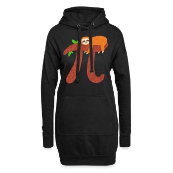 Sloth PI Math 3.14 - Sweat-shirt à capuche long Femme - noir - Devant