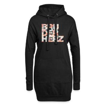 Bruderherz Bester Bruder der Welt Geschenkidee - Hoodie-Kleid - Schwarz - Vorne