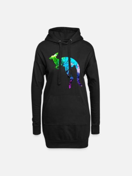 kangaroo - Hoodie Dress - black