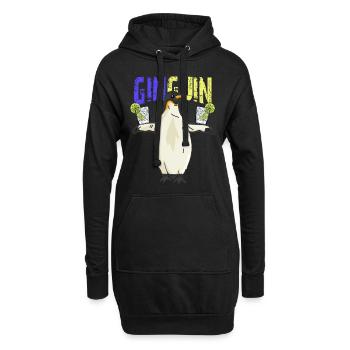 Ginguin - Hoodie-Kleid - Schwarz - Vorne