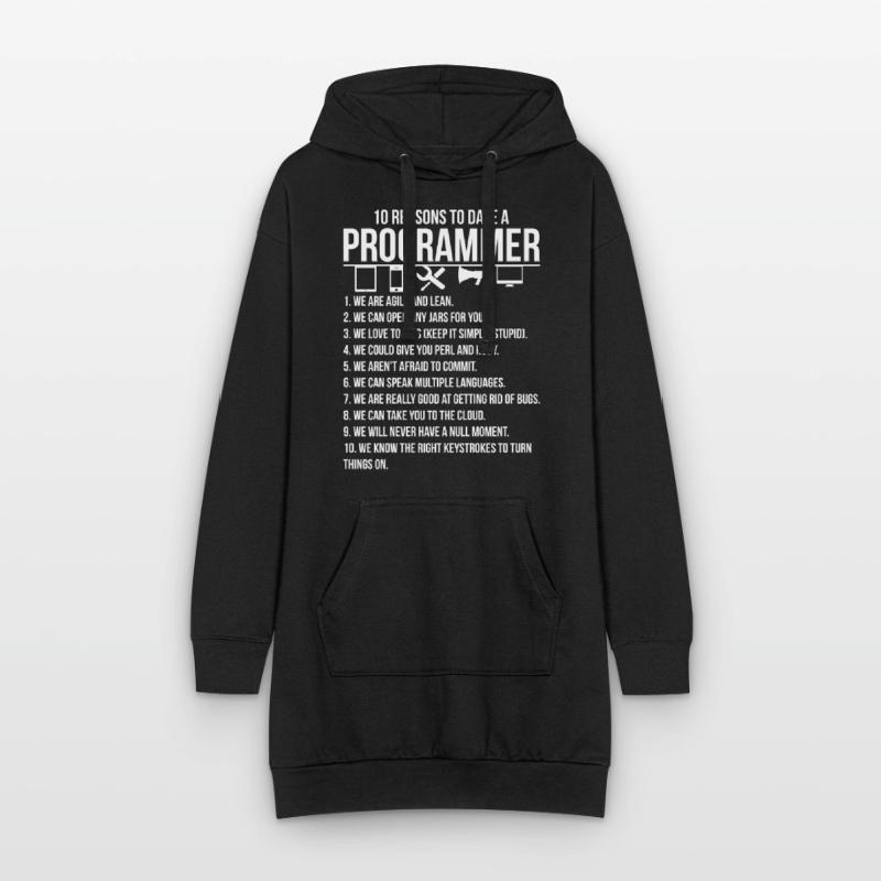Programmer Software Developer Coder Gift Hoodie Dress