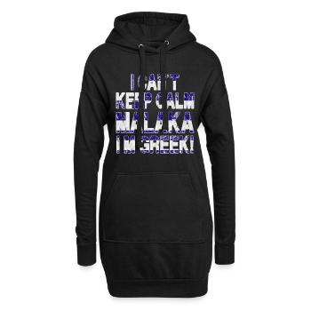 Griechen Stolz Malaka Grieche Spartaner Griechisc - Hoodie-Kleid - Schwarz - Vorne