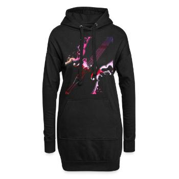 Violoncelle musicien cadeau pour violoncelle joueur - Sweat-shirt à capuche long Femme - noir - Devant