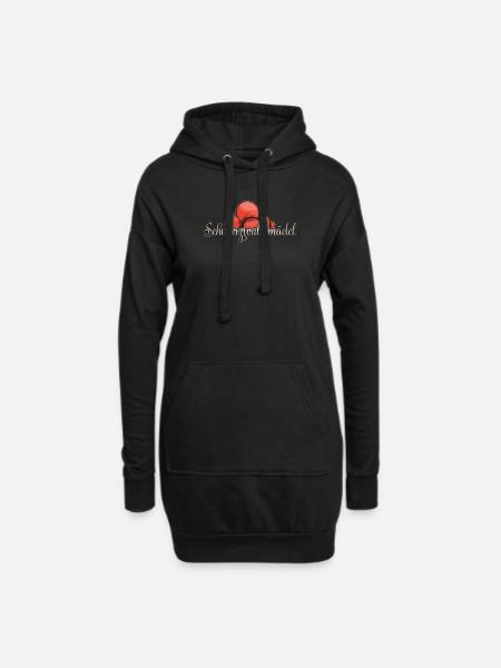 Schwarzwald Bollenhut für Schwarzwaldmädel - Hoodie-Kleid - Schwarz