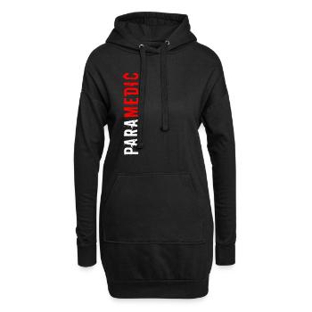 Paramédic EMT EMS Medicine Caduceus Doctor - Sweat-shirt à capuche long Femme - noir - Devant