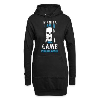 Programmer - I am a game Programmer - Hoodie-Kleid - Schwarz - Vorne