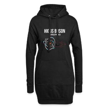 la physique - Sweat-shirt à capuche long Femme - noir - Devant