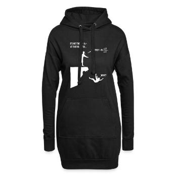 Physik Studium Wissenschaft Physiker Geschenk Lehr - Hoodie-Kleid - Schwarz - Vorne
