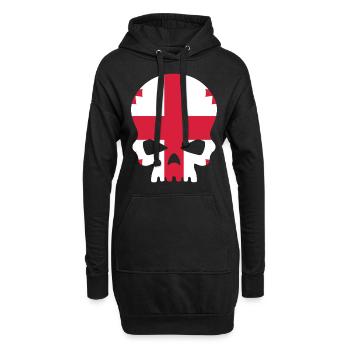Sugar Skull Georgia - Sweat-shirt à capuche long Femme - noir - Devant