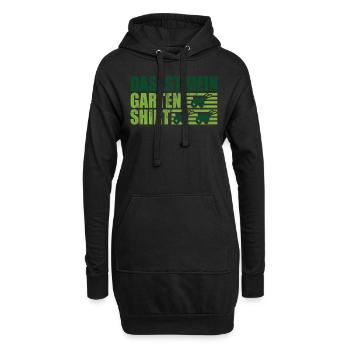 Das Ist Mein Garten Shirt gärtner Kleingärtner - Hoodie-Kleid - Schwarz - Vorne