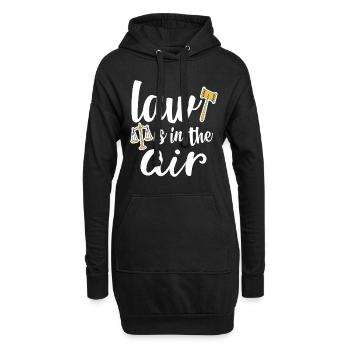 Anwalt Rechtsanwalt Jura Justiz Geschenk - Hoodie-Kleid - Schwarz - Vorne