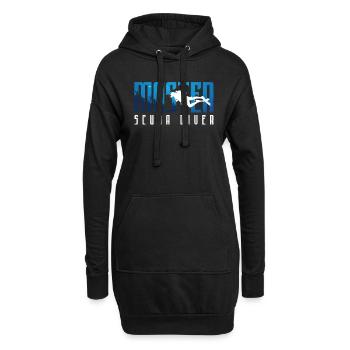 Master Scuba Diver Scuba Diving Sportgeschenk - Hoodie-Kleid - Schwarz - Vorne