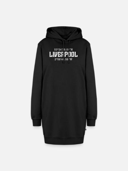 Liverpool - Hoodie-Kleid - Schwarz