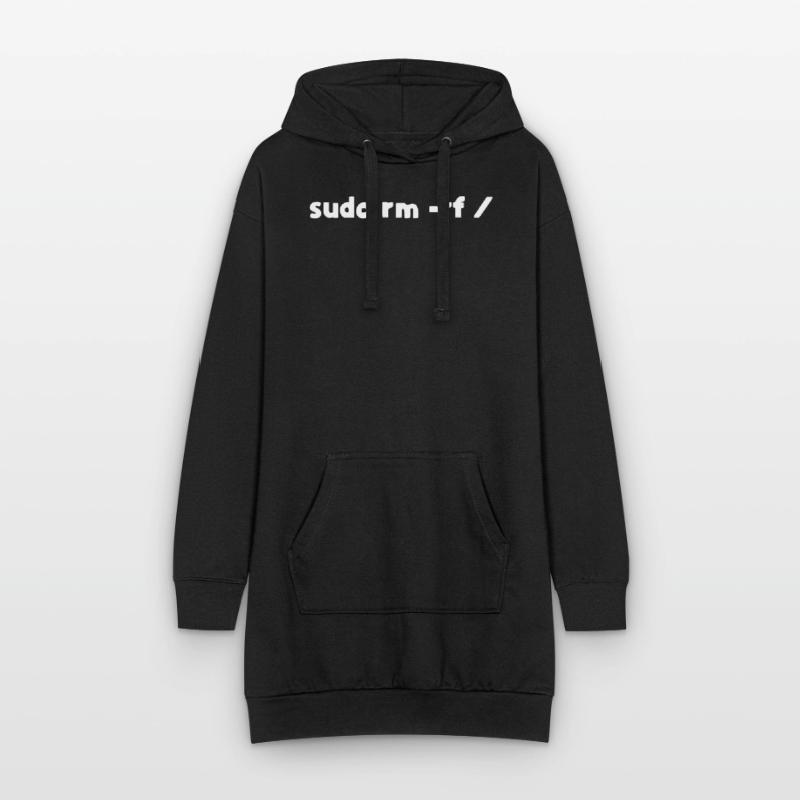 Programmierer Linux sudo rm -rf Hoodie-Kleid