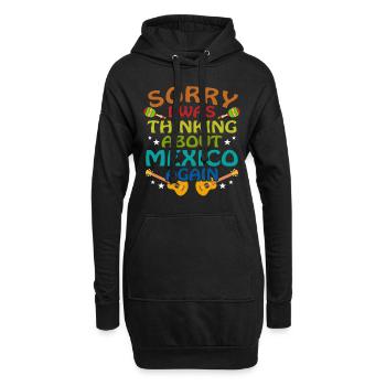 Mexique Mexicains - Sweat-shirt à capuche long Femme - noir - Devant