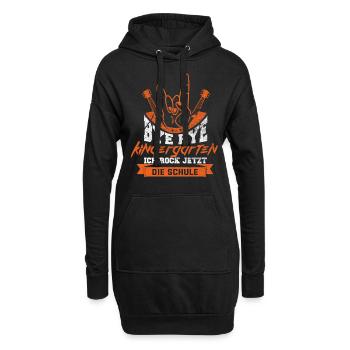 Bye Bye Kindergarten Ich Rock Jetzt Die Schule - Hoodie-Kleid - Schwarz - Vorne