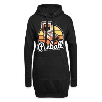 Flipper Shirt Retro Classic Flipper Geschenke für Männer - Hoodie-Kleid - Schwarz - Vorne