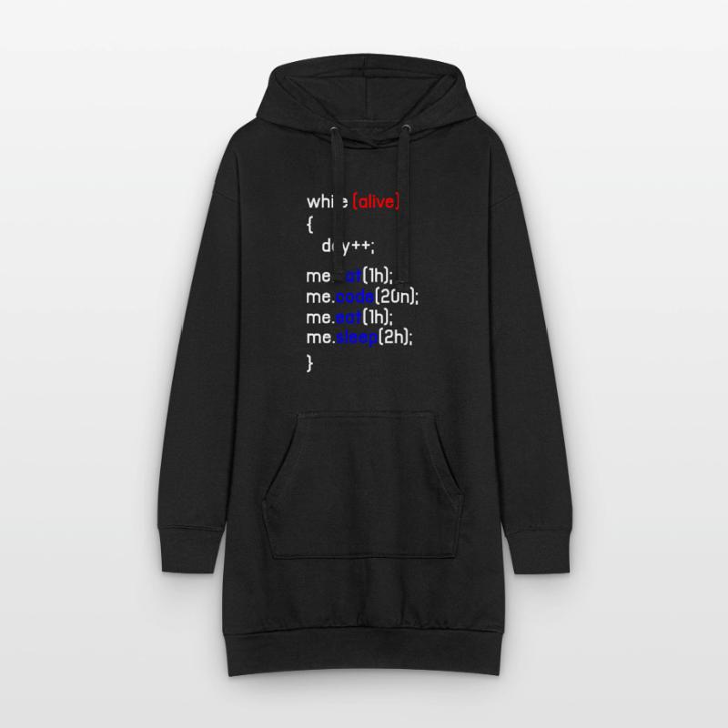 HTML Coding Coder Programmierer Programmierung PC Geschenk Hoodie-Kleid