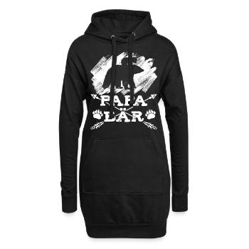 Dad Bear Father Father's Day - Hoodie Dress - black - Front