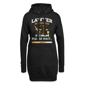Cadeau avocat avocat avocat - Sweat-shirt à capuche long Femme - noir - Devant