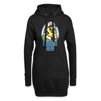 Meilleur papa perruche - Budgerigar Daddy Bird Father - Sweat-shirt à capuche long Femme - noir - Devant