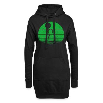 Carpes de carpes cadeau carpe Boilie - Sweat-shirt à capuche long Femme - noir - Devant