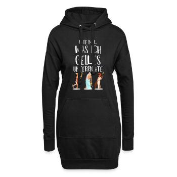 Lateinlehrer Latein Unterricht Römische Götter - Hoodie-Kleid - Schwarz - Vorne