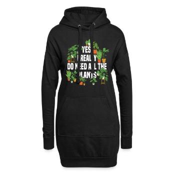 Jardiniers jardiniers amateurs - Sweat-shirt à capuche long Femme - noir - Devant