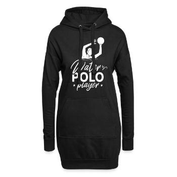 Wasserball Spieler Wasserballspieler Wasserballer - Hoodie-Kleid - Schwarz - Vorne