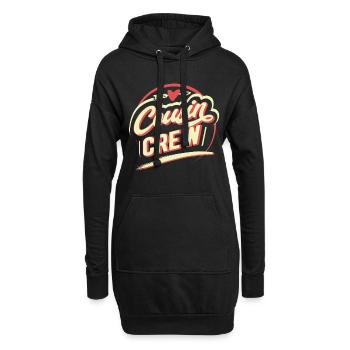 Cousin Crew Kusine - Hoodie-Kleid - Schwarz - Vorne