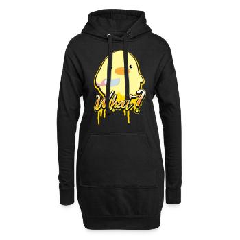 Ce que Ente Mit Messer Duck avec Knife Meme Graffiti - Sweat-shirt à capuche long Femme - noir - Devant