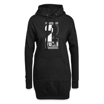 Ska Musik 2-Tone Swing Jazz Musikstil - Hoodie-Kleid - Schwarz - Vorne