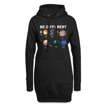 Soyez différent - Venus Planet Solar System - Sweat-shirt à capuche long Femme - noir - Devant