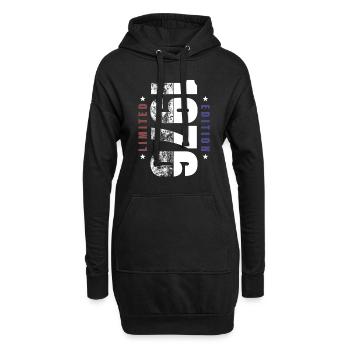 Grunge Birthday Limited Edition 1976 Geboren 1976 - Hoodie-Kleid - Schwarz - Vorne