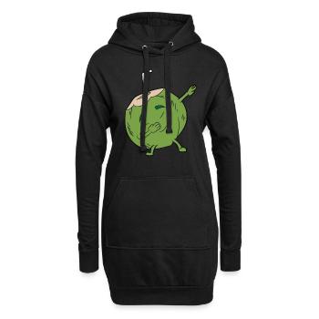 Noix de coco - DAB, dabbing, danser - Sweat-shirt à capuche long Femme - noir - Devant