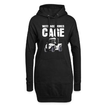 With Age Comes Cage SXS UTV - Hoodie-Kleid - Schwarz - Vorne
