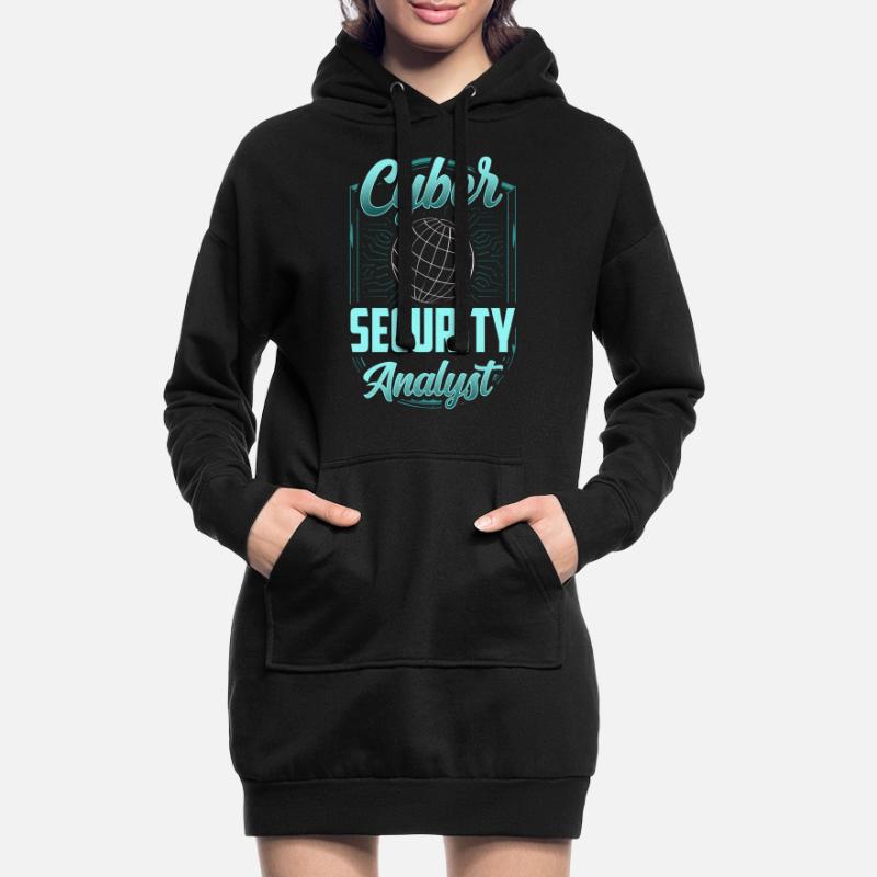 Analyste en cybersécurité Hack Hacker Sécurité informatique Sweat-shirt à capuche long Femme