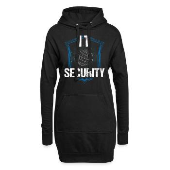 It Security Hack Hacker Hacking Cybersécurité - Sweat-shirt à capuche long Femme - noir - Devant