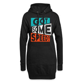 GOT SOME SPEED PEP Amphetamin Drogen Spruch - Hoodie-Kleid - Schwarz - Vorne