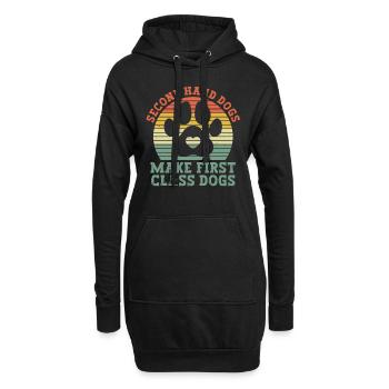 Dog Animal Welfare Animal Rescue Activiste Refuge pour animaux - Sweat-shirt à capuche long Femme - noir - Devant