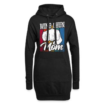 Wing Chun Mama Trainer Arts Martiaux Arts Martiaux Arts Martiaux - Sweat-shirt à capuche long Femme - noir - Devant