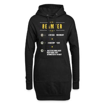 Ich Habe Immer Recht Beamter Beruf Paragraphen - Hoodie-Kleid - Schwarz - Vorne