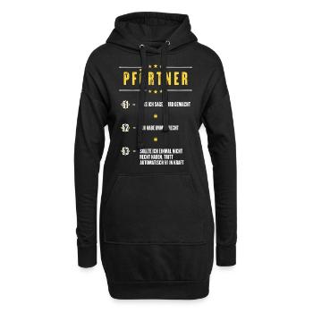 Ich Habe Immer Recht Pförtner Beruf Paragraphen - Hoodie-Kleid - Schwarz - Vorne