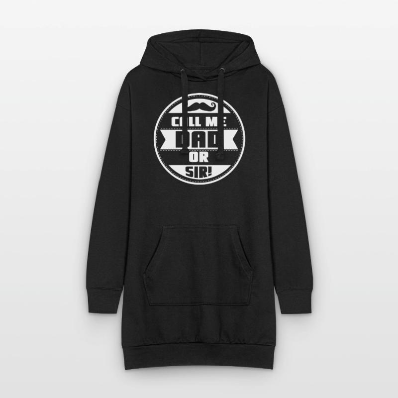 Nenn Mich Papa Oder Herr Vater Papi Vater Tag Hoodie-Kleid