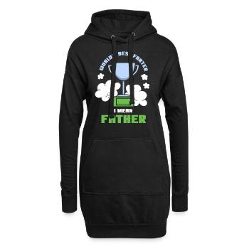 World's Best Farter Ich Meine Vater Papa Papi - Hoodie-Kleid - Schwarz - Vorne