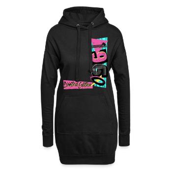 Édition limitée 1960 Année 1960 80 90 - Sweat-shirt à capuche long Femme - noir - Devant