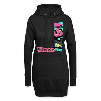 Édition limitée 1971 Année 1971 Années 80 90 - Sweat-shirt à capuche long Femme - noir - Devant