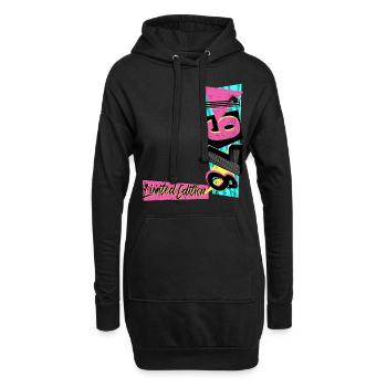 Édition limitée 1978 Année 1978 Années 80 90 - Sweat-shirt à capuche long Femme - noir - Devant