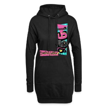 Édition limitée 1998 Année 1998 Années 80 Années 90 - Sweat-shirt à capuche long Femme - noir - Devant